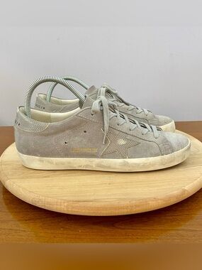 Golden Goose GGBD Super-Star Grey Suede  Sneakers Women’s EU 40 US 10 Authentic